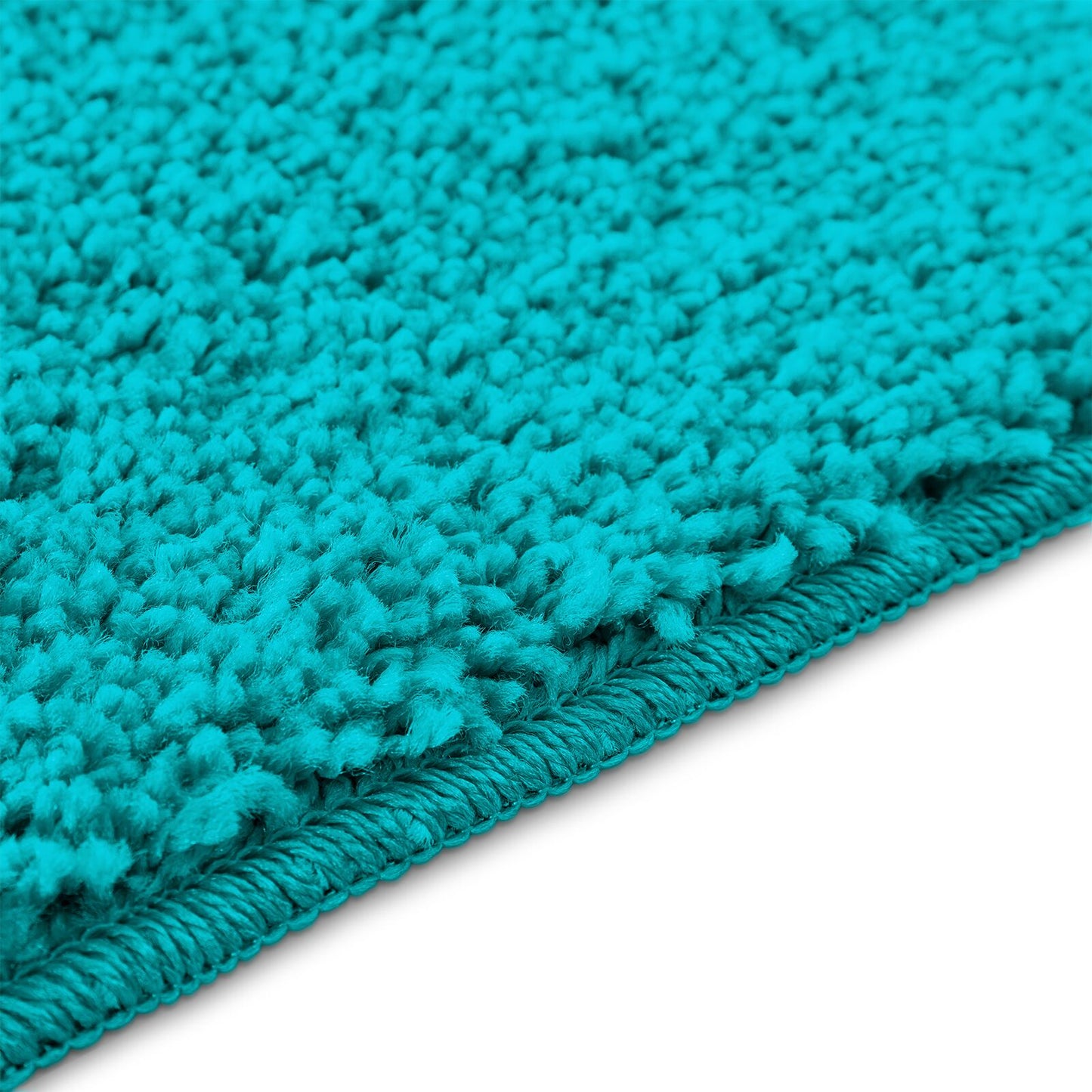 2-Delige Badmat Set Polypropyleen Antislip Turquoise