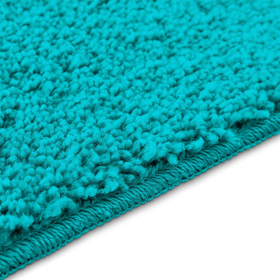 2-Delige Badmat Set Polypropyleen Antislip Turquoise