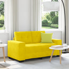 Loveseat geel fluweel 2-persoons