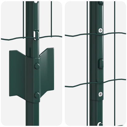 Euro Hek Met 5 U Palen Groen 1.6X10 M Staal