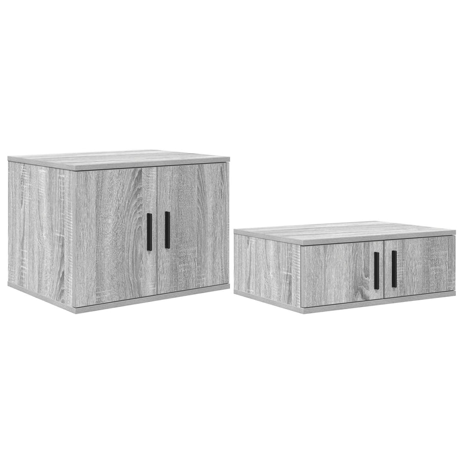 Opbergkast Bewerkt Hout Grijs sonoma 108 x 41 x 40 cm