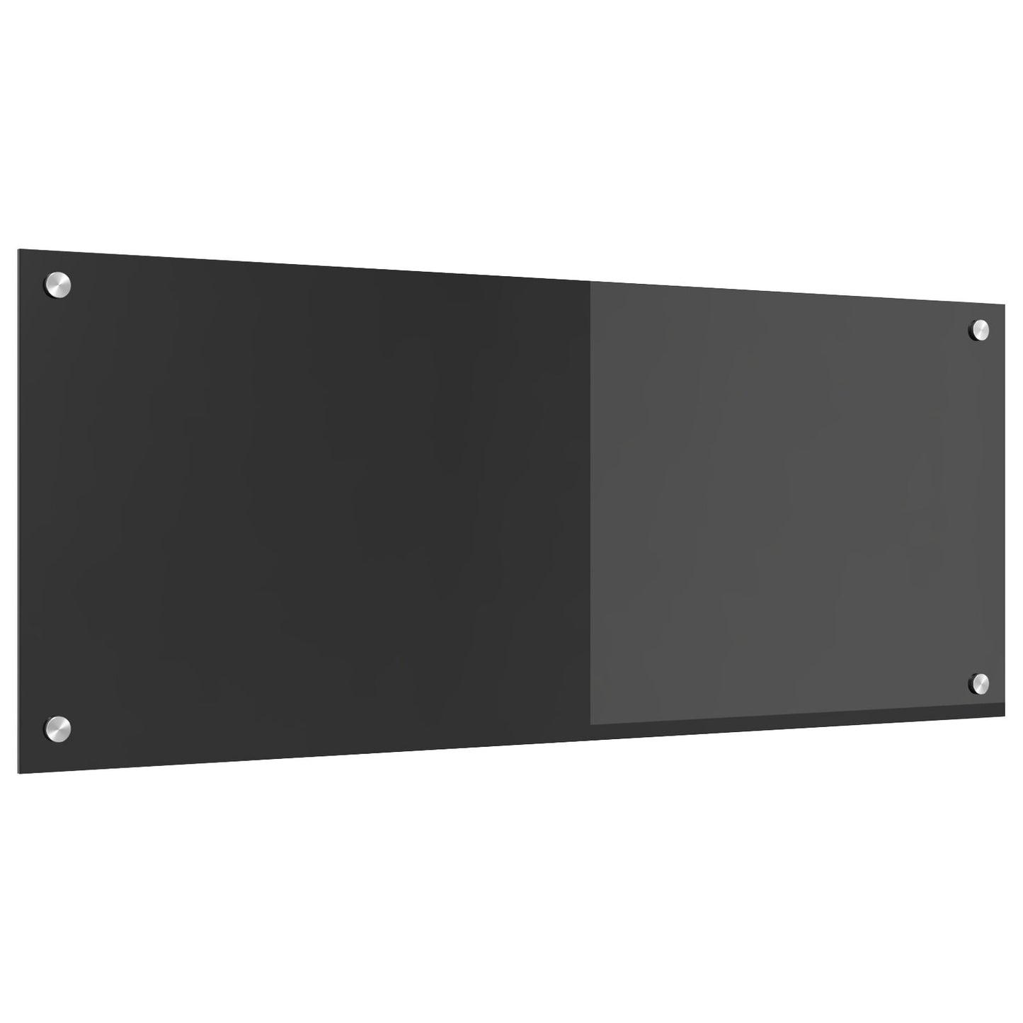 Keuken Achterwand 100X40X0,6 Cm Gehard Glas Donkergrijs 100 x 40 cm
