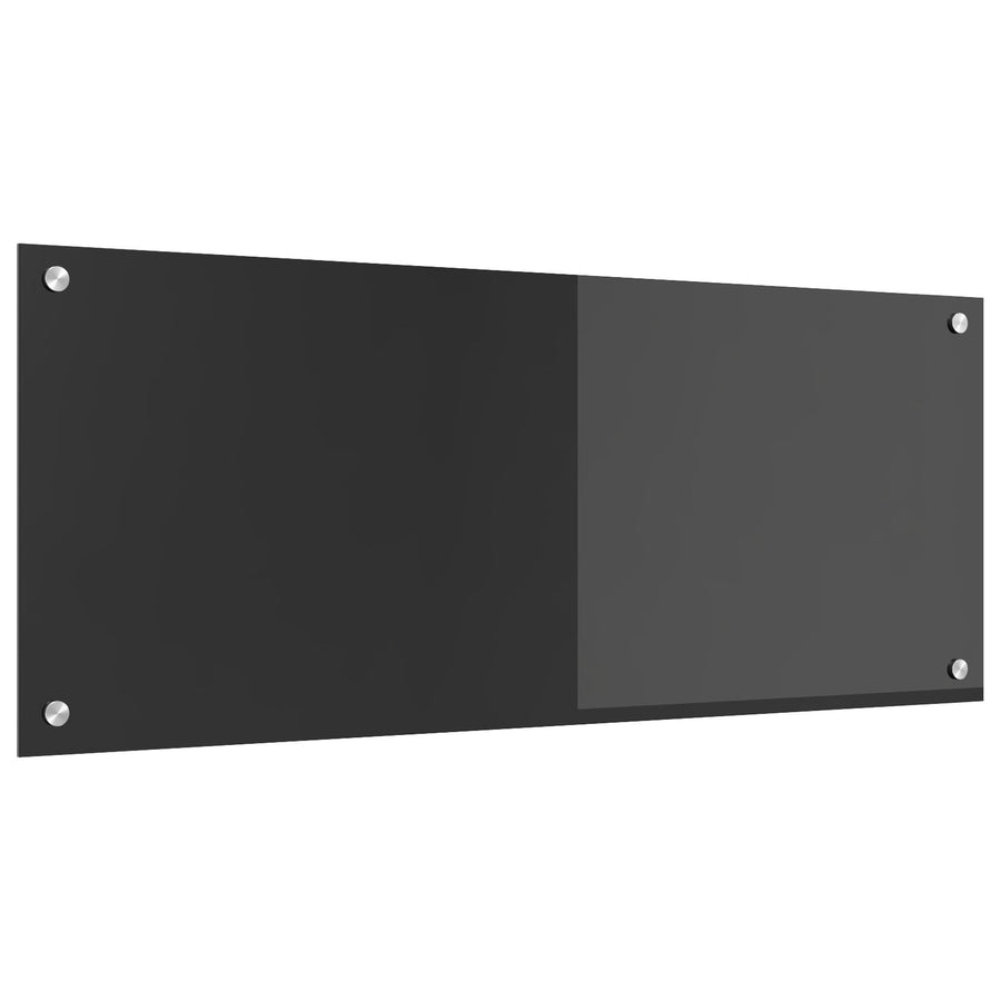 Keuken Achterwand 100X40X0,6 Cm Gehard Glas Donkergrijs 100 x 40 cm