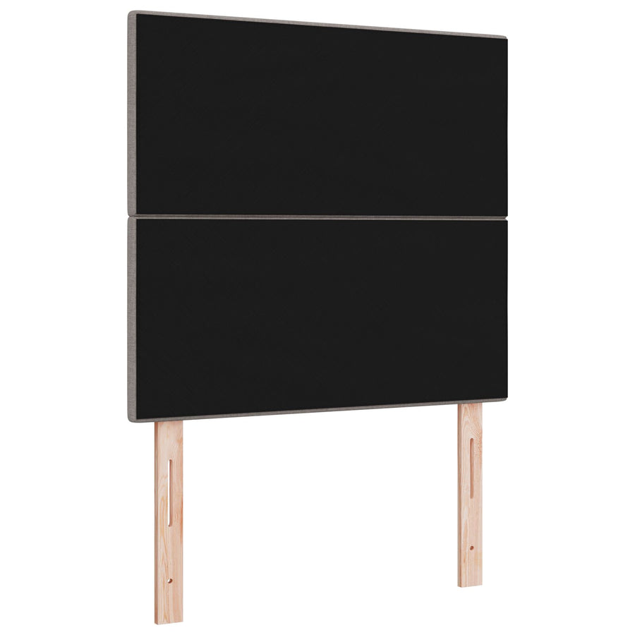 Hoofdbord Knopen Ge Tuft Stof Taupe 90 cm Lang hoofdbord