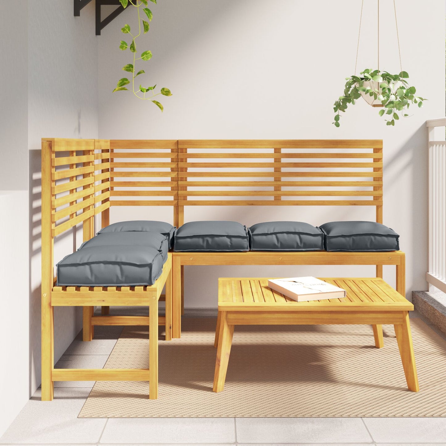 Pallet Kussens Voor Zit 6 Stuks 40X40X8 Cm Oxford Stof Anthraciet
