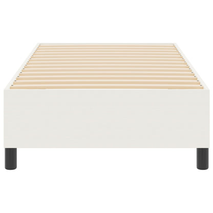 Boxspring Bed Corduroy Stof Crème 80 x 200 cm