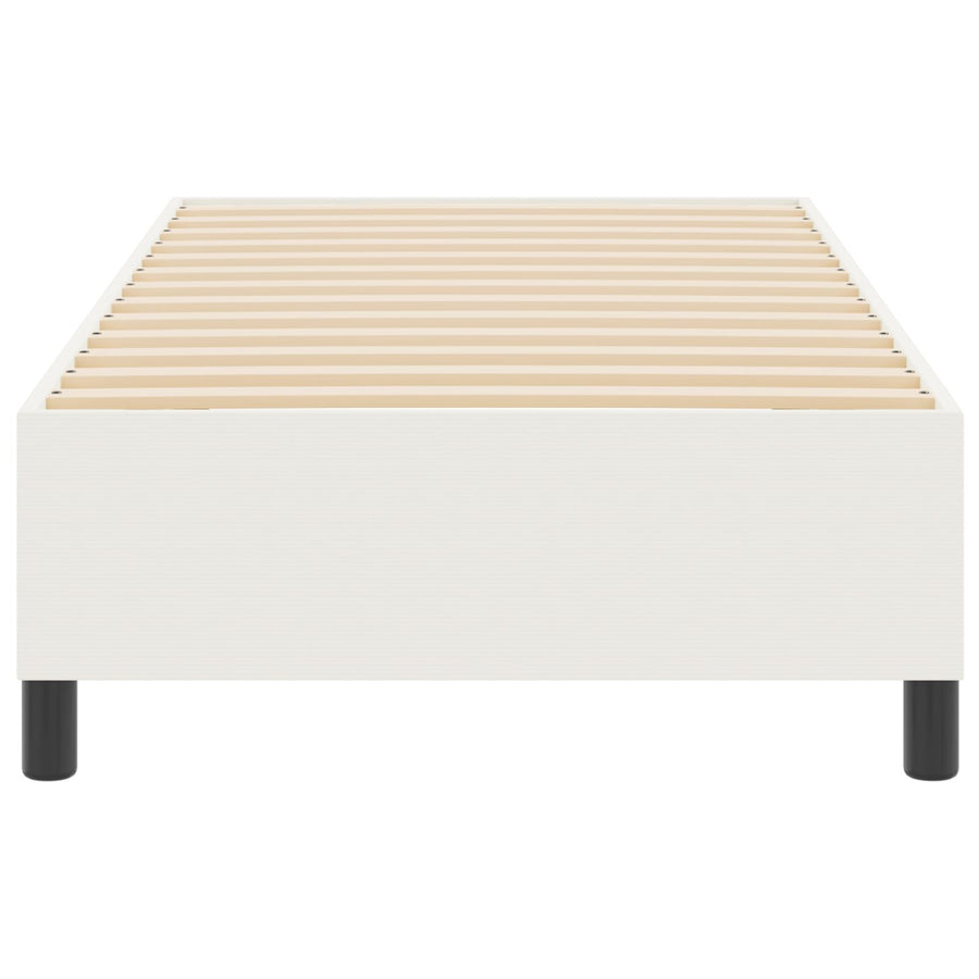 Boxspring Bed Corduroy Stof Crème 80 x 200 cm