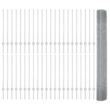 Gegolfd Draadhek Met 88 U-Posts Zilver 1X100 M Staal