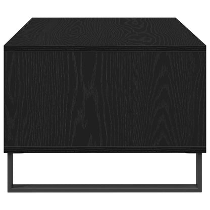 Salontafel 90X50X36,5 Cm Engineered Wood Zwart eiken