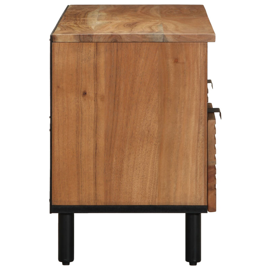 Tv-Meubel 100X33,5X46 Cm Massief acaciahout