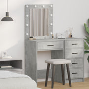Console Table with Drawer Concrete Grey 50 x 41 x 135 cm Engineered Wood