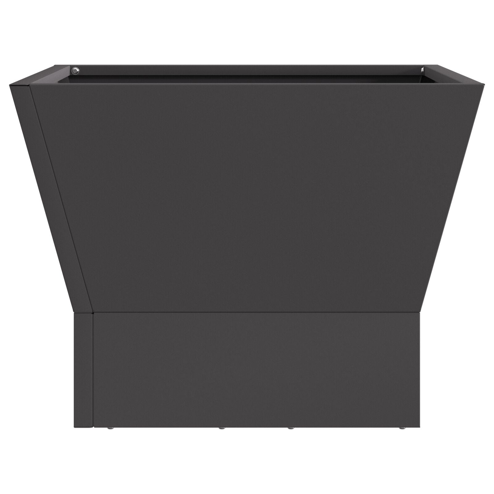 Vuurkorf Vierkant Zwart Staal 40 x 40 x 30 cm Koudgewalst staal/Zwart