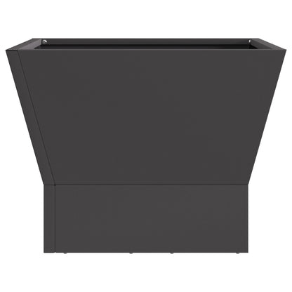 Vuurkorf Vierkant Zwart Staal 40 x 40 x 30 cm Koudgewalst staal/Zwart