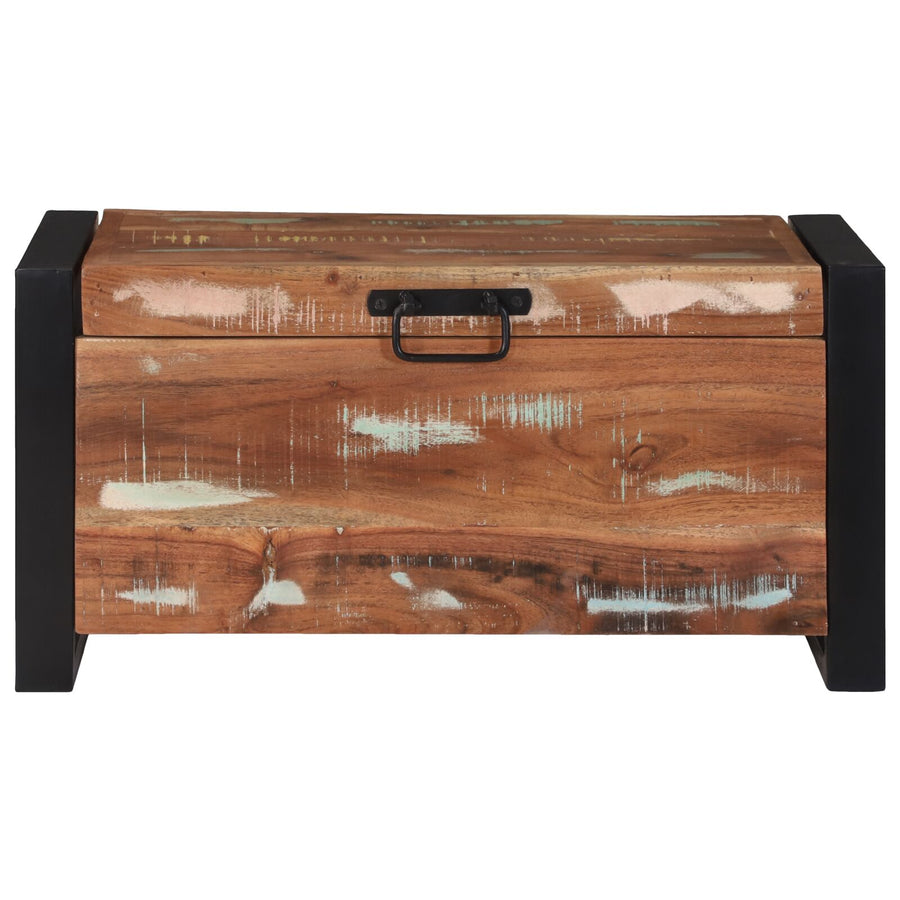 Opbergkisten 60X30X30Cm En Metaal 60 x 30 x 30 cm Massief gerecycled hout