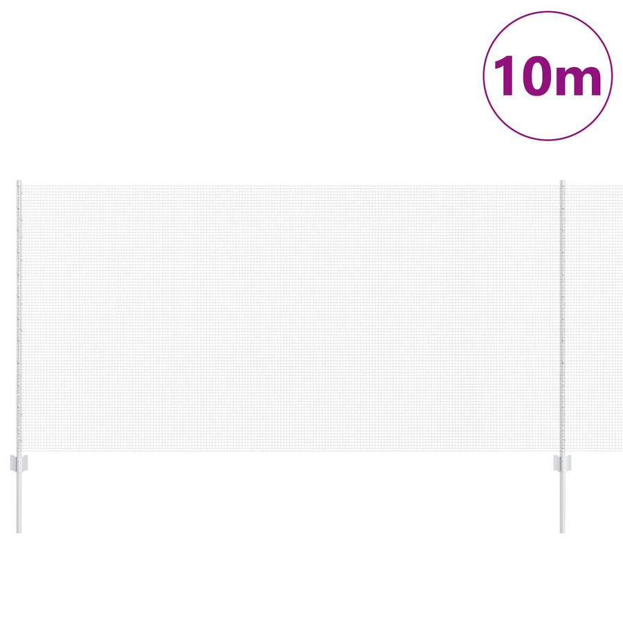 Gelaste Draadhek Met 10 U-Punten Zilver 1.2X10 M Staal