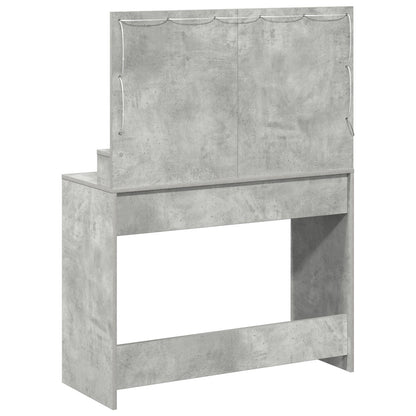 Kaptafel Met Led-Verlichting - Betonnen Grijs - Beton grijs 100 x 41 x 135 cm