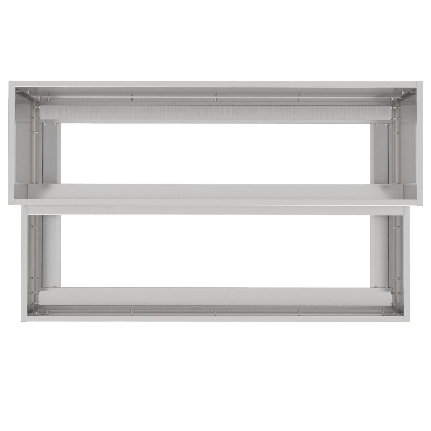 Tuinplanter 2-Tier 100 x 60 x 45 cm Roestvrijstaal