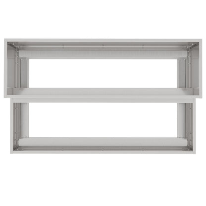 Tuinplanter 2-Tier 100 x 60 x 45 cm Roestvrijstaal