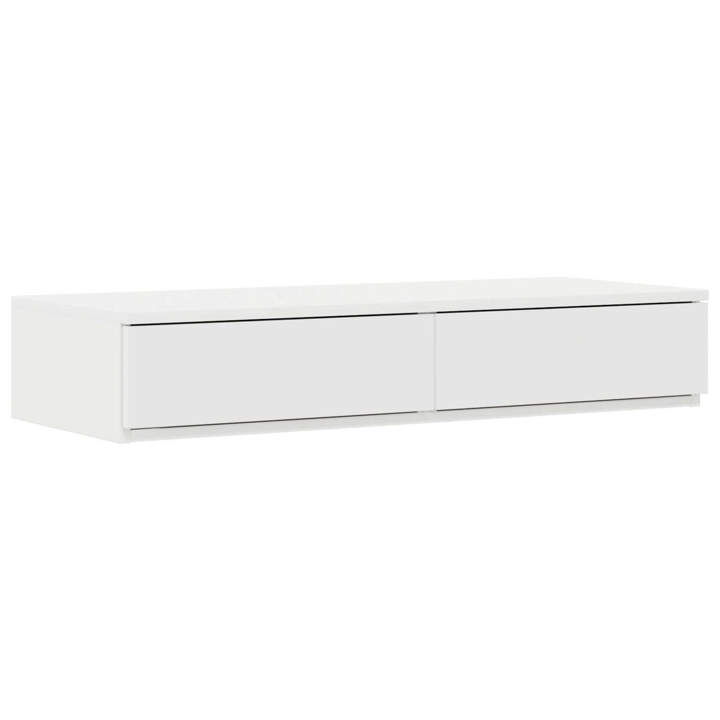 Opbergbedframe Wit Bewerkt Hout 236,5 X 90 X 31,5 Cm Artisanaal Eiken