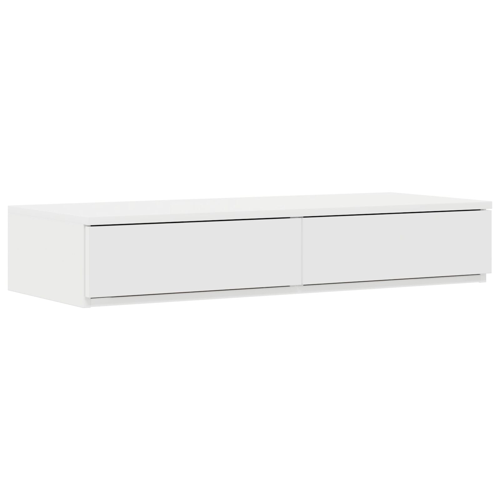 Opbergbedframe Wit Bewerkt Hout 236,5 X 90 X 31,5 Cm Artisanaal Eiken