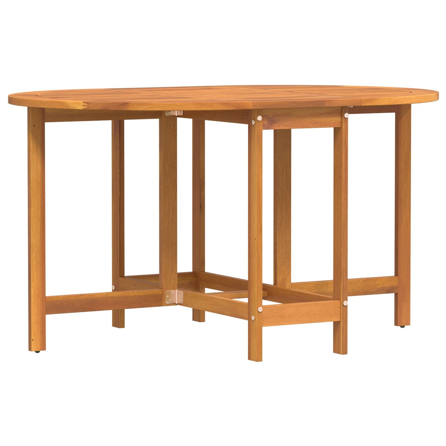 5-Delige Vlinder Tuin Eetset Vouwbaar Massief Acaciahout 110 cm Tafel + 4x stoelen