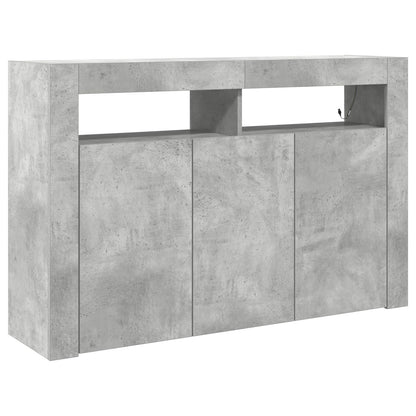 Sideboard Engineered Hout 116 X 30 X 75 Cm Beton grijs