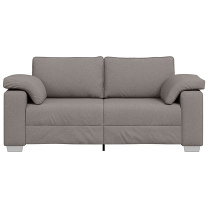 Loveseat Bank Stof Taupe 140 cm