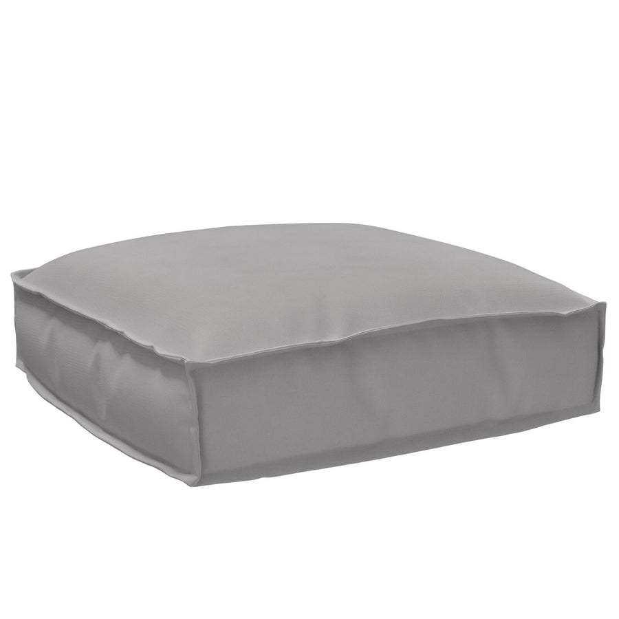 Buiten Kussen Polyester 50 X 50 X 12 Cm Afneembare Hoezen Grijs