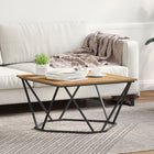 Salontafel artisan eiken 80x80x45 cm
