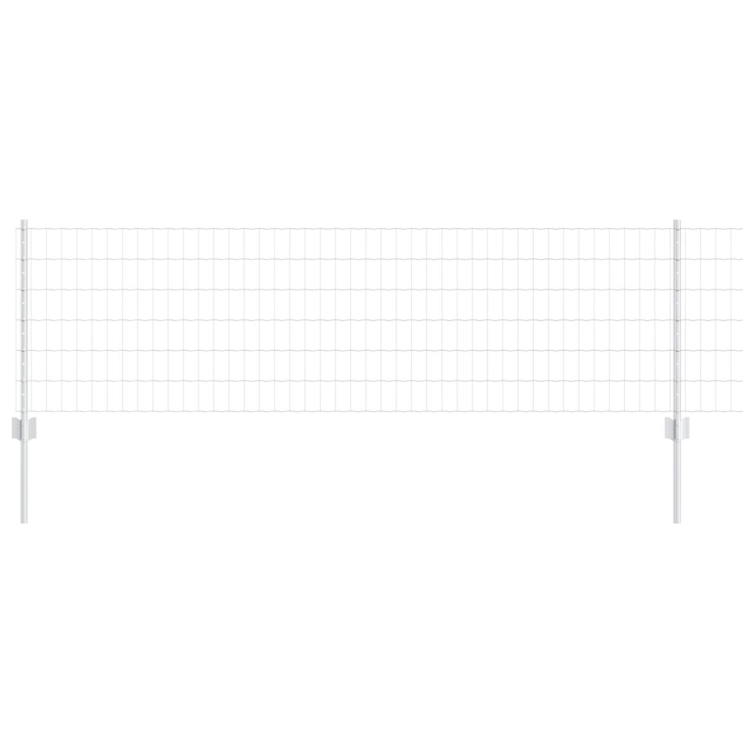 Tuinhekken Set Set Van 2 Gegalvaniseerd Staal 50 X 0.6 M Stevig