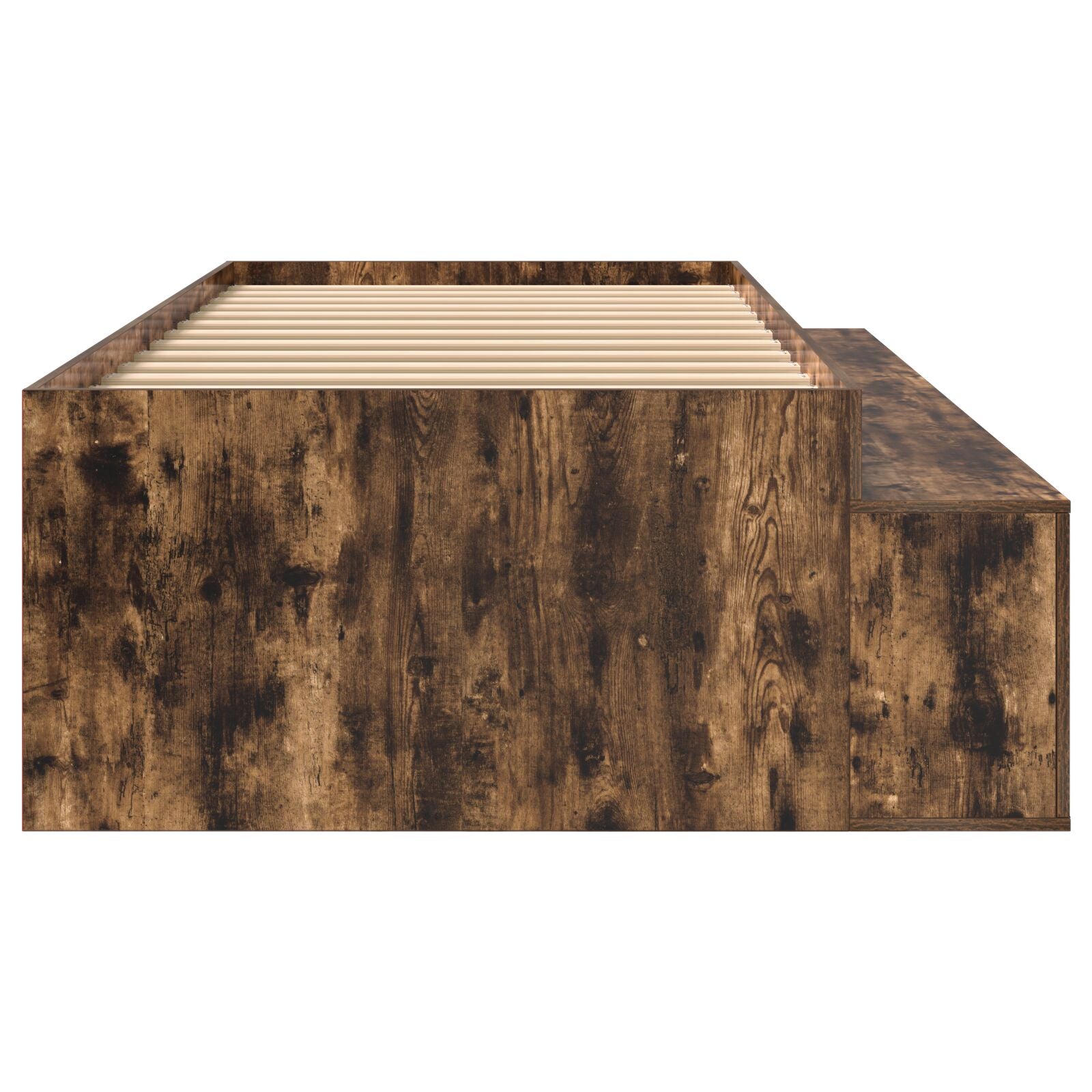 Opbergbedframe Gerookte Eiken 100X200 Cm