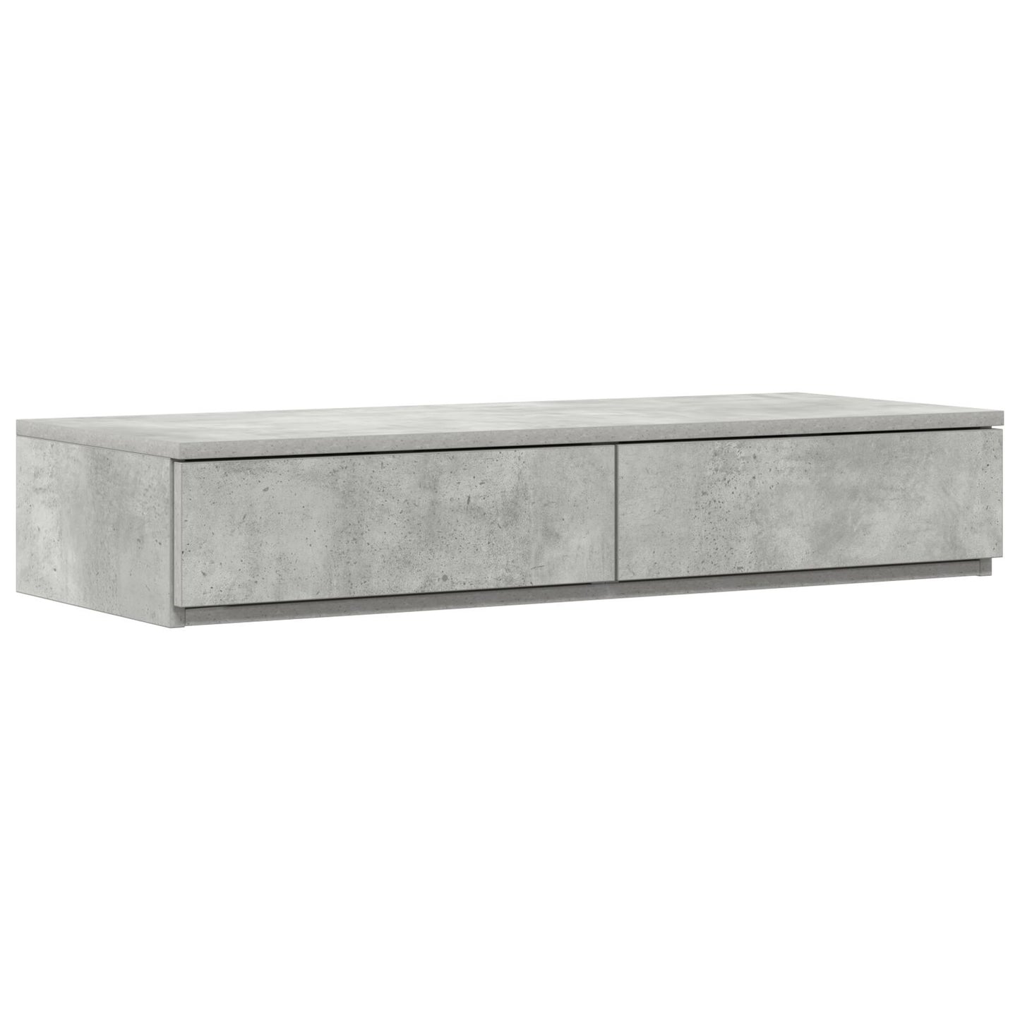 Bedlade Betonnen Grijs Geïntegreerd Hout Beton grijs 80 x 36,5 x 16,5 cm