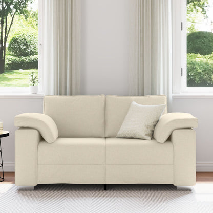 120 Cm Linnen Loveset Bank 2-Zits