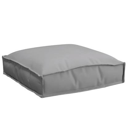 Palletkussens Voor Zit 4 Stuks 40X40X8 Cm Oxford Stof Grijs