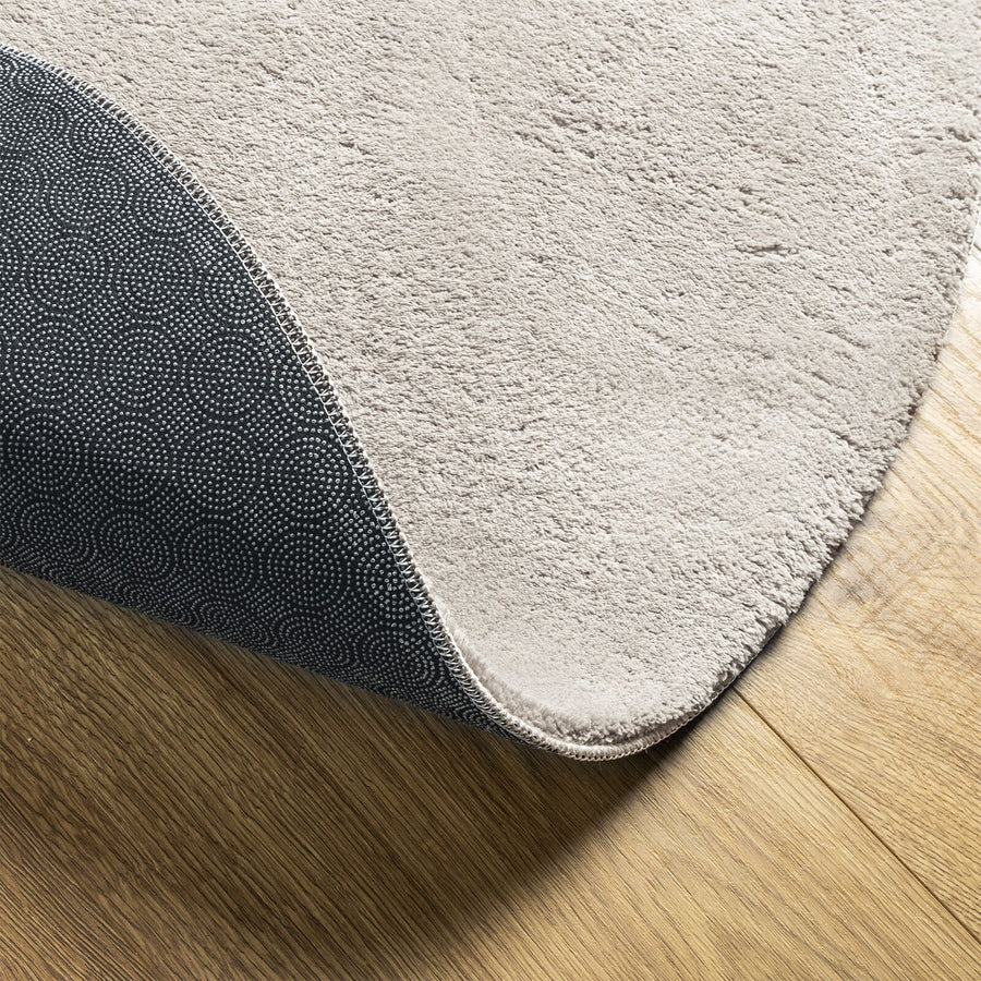 Area Vloerkleed Polyester Antislip Zand 100 x 200 cm Ovaal-Druppel