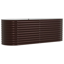 Tuinbed Gealvaniseerd Staal 240 x 80 x 81 cm Bruin