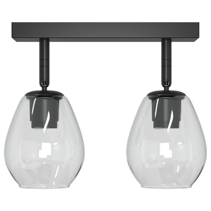 Plafondlamp Met Verstelbare Glazen Kap 2