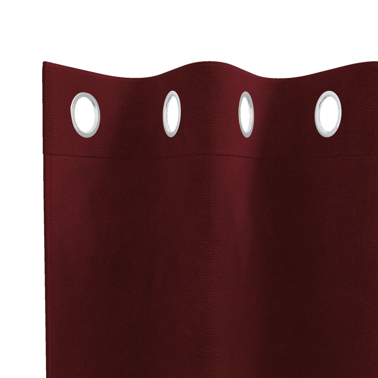 Lichtdichte Gordijnen 2 Stuks Wijnrood Fluweel Bordeauxrood 140 x 225 cm met oogjes