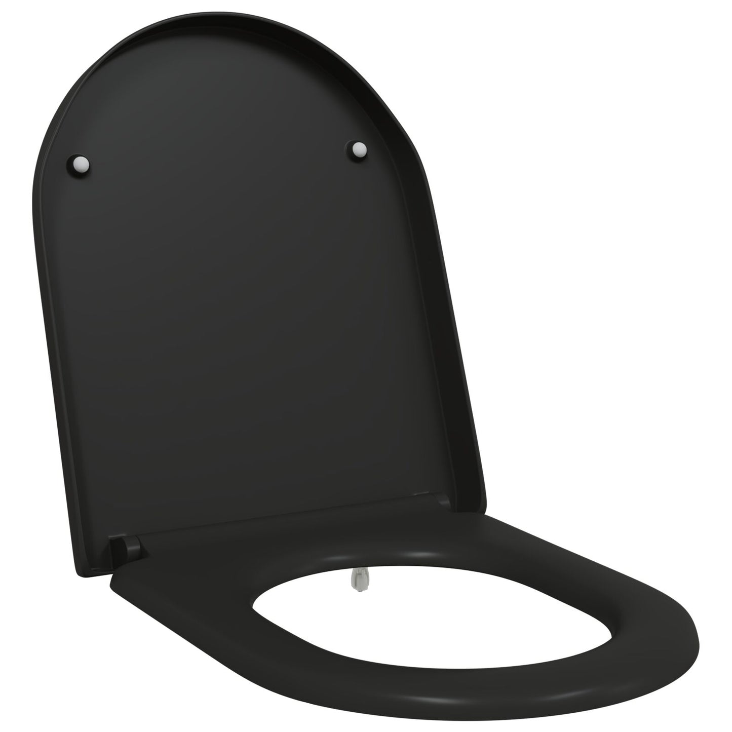 Toiletbril Met Snelle Release En Zachte Sluiting Duroplast Zwart