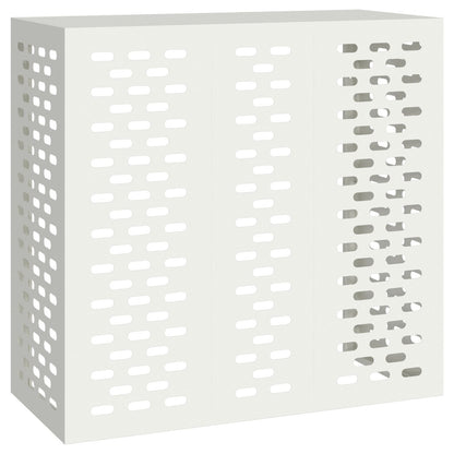 Airconditionerhoes Staal Wit 110 x 50 x 105 cm