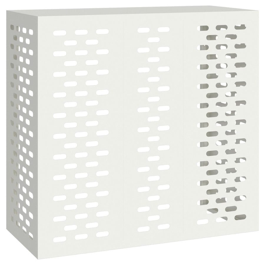 Airconditionerhoes Staal Wit 110 x 50 x 105 cm