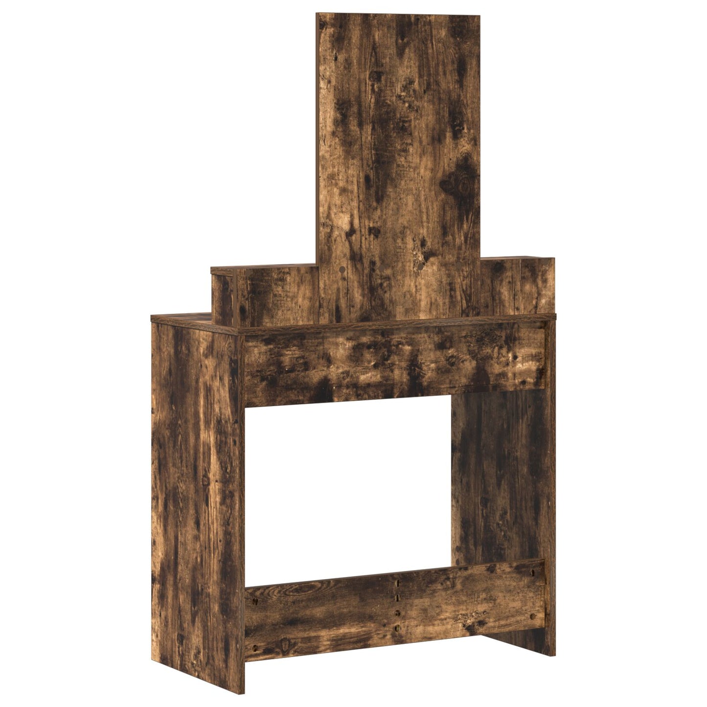 Make-Uptafel Met Lades 79 x 41 x 140 cm Gerookt eiken
