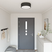 Plafondlampen Inbouw Ø 38 Cm Stof E27 Ø38 x 13.5 cm Zwart zonder sterrenlampenkap