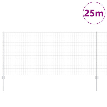 Tuinhekset Set Van 2 Gegalvaniseerd Staal 25 X 1 M Duurzaam