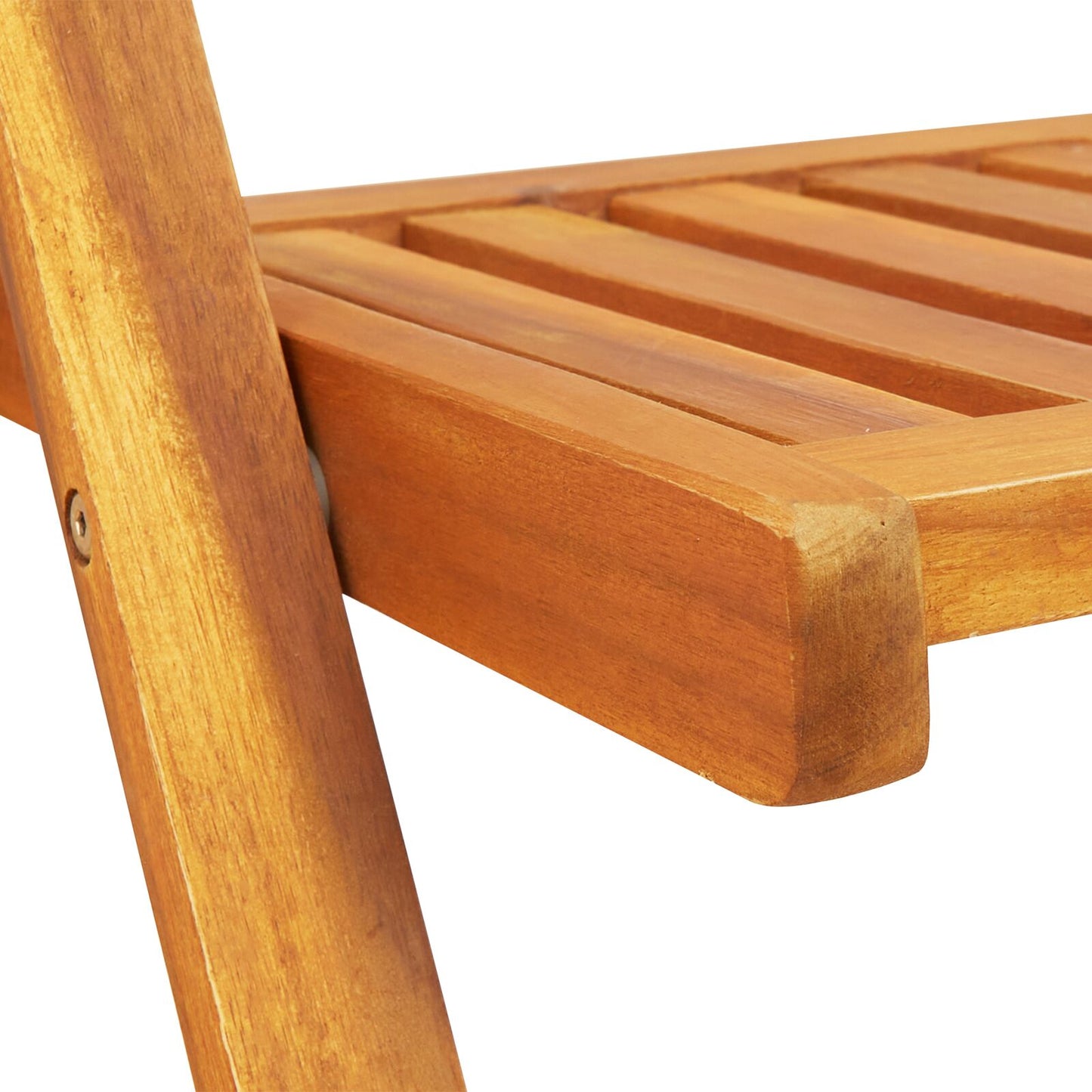 5-Delige Vlinder Tuin Eetset Vouwbaar Massief Acaciahout 110 cm Tafel + 4x stoelen