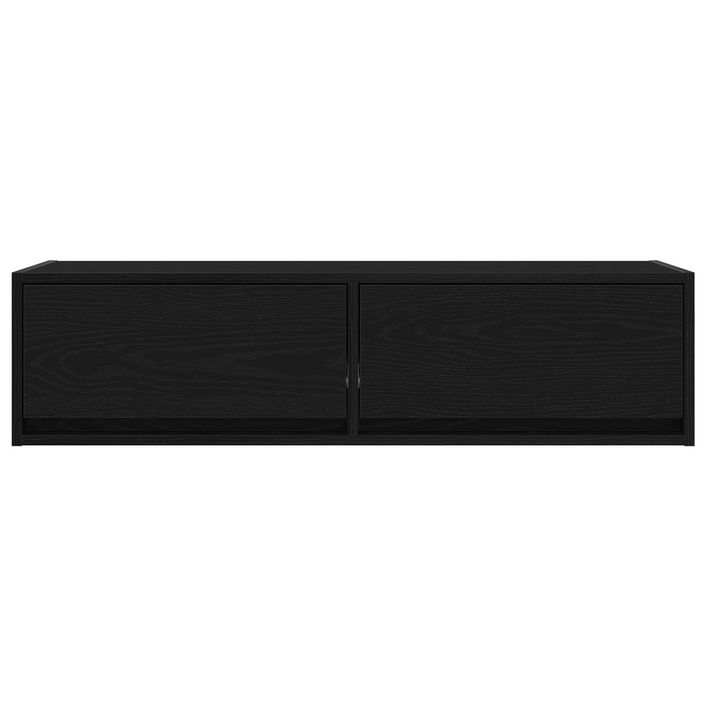Tv-Meubel Zwart Eiken 100X31X25,5 Cm Bewerkt Hout