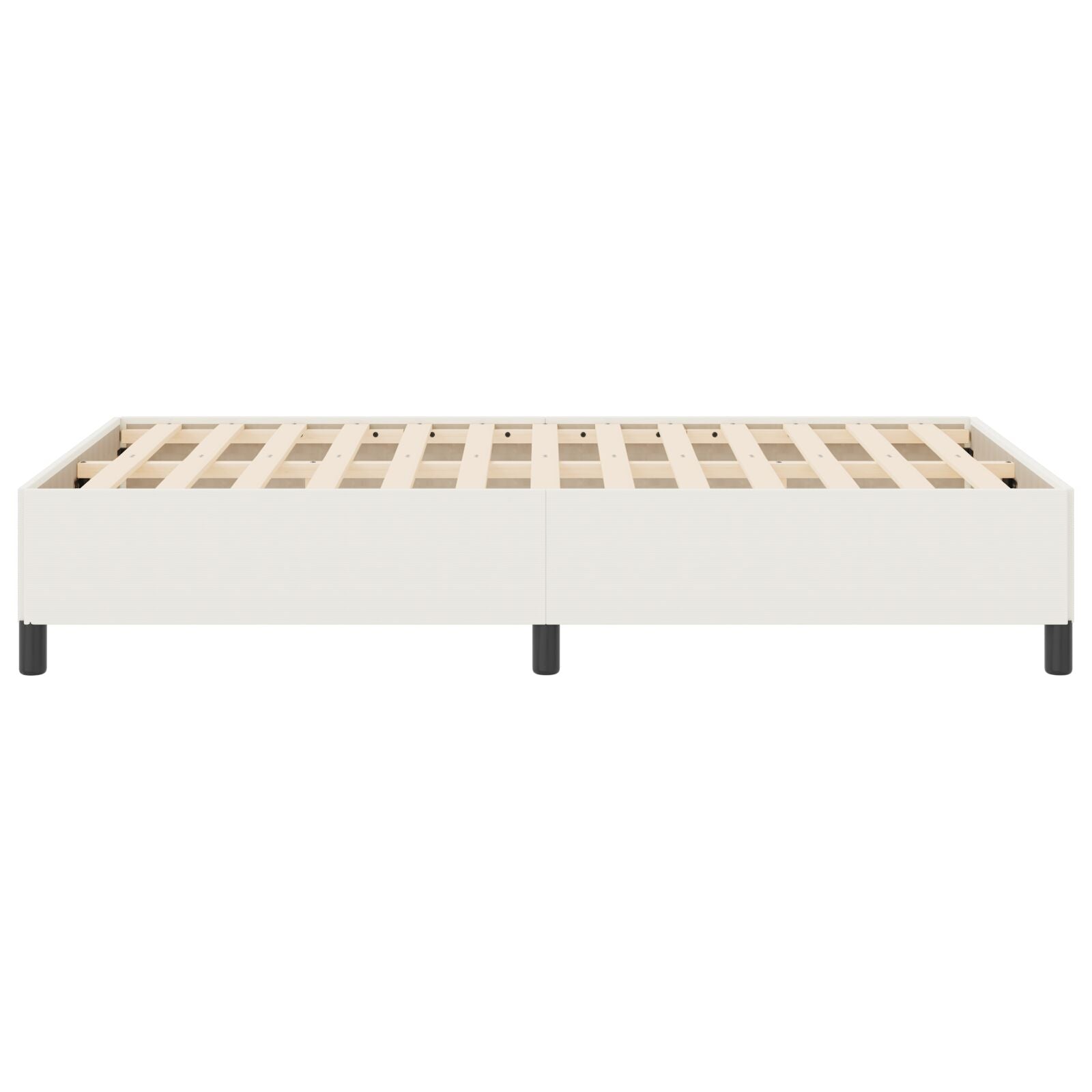 Bedframe Corduroy Stof Crème 120 x 190 cm