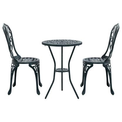 3-Delige Tuin Bistro Set E Gietijzer Groen