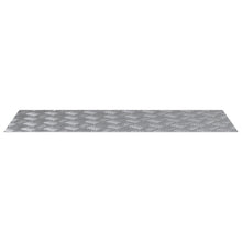 Aluminium Checker Platen 2 Stuks Antislip 100X40 Cm 100 x 40 x 0.3 cm Rechthoekig