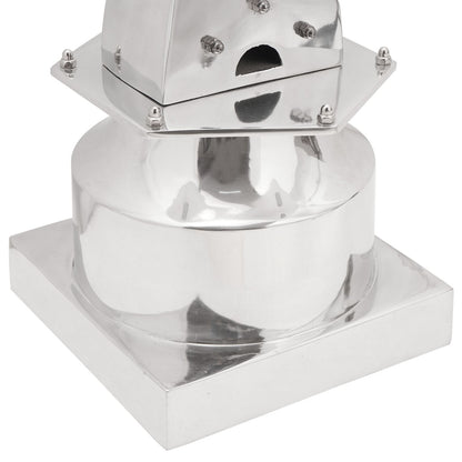 Beeld Zilver 26X26X110 Cm Aluminium Half Propeller